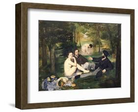 Dejeuner Sur L'Herbe, 1863-Edouard Manet-Framed Giclee Print