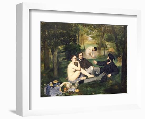 Dejeuner Sur L'Herbe, 1863-Edouard Manet-Framed Giclee Print