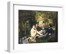 Dejeuner Sur L'Herbe, 1863-Edouard Manet-Framed Giclee Print