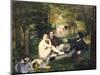 Dejeuner Sur L'Herbe, 1863-Edouard Manet-Mounted Premium Giclee Print