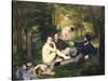 Dejeuner Sur L'Herbe, 1863-Edouard Manet-Stretched Canvas