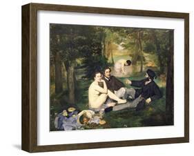 Dejeuner Sur L'Herbe, 1863-Edouard Manet-Framed Giclee Print
