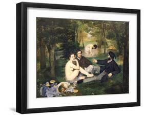 Dejeuner Sur L'Herbe, 1863-Edouard Manet-Framed Giclee Print