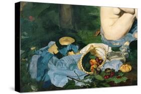 Dejeuner Sur L'Herbe, 1863-Edouard Manet-Stretched Canvas