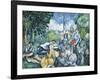 Dejeuner Sur L'Herbe, 1876-77-Paul Cézanne-Framed Giclee Print