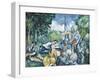 Dejeuner Sur L'Herbe, 1876-77-Paul Cézanne-Framed Giclee Print