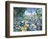 Dejeuner Sur L'Herbe, 1876-77-Paul Cézanne-Framed Giclee Print