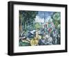 Dejeuner Sur L'Herbe, 1876-77-Paul Cézanne-Framed Giclee Print