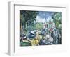 Dejeuner Sur L'Herbe, 1876-77-Paul Cézanne-Framed Giclee Print