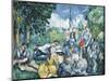 Dejeuner Sur L'Herbe, 1876-77-Paul Cézanne-Mounted Giclee Print