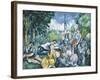 Dejeuner Sur L'Herbe, 1876-77-Paul Cézanne-Framed Giclee Print