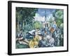 Dejeuner Sur L'Herbe, 1876-77-Paul Cézanne-Framed Giclee Print