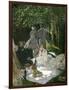 Dejeuner Sur L'Herbe, Chailly, 1865 (Central Panel)-Claude Monet-Framed Giclee Print