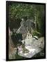 Dejeuner Sur L'Herbe, Chailly, 1865 (Central Panel)-Claude Monet-Framed Giclee Print