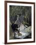 Dejeuner Sur L'Herbe, Chailly (The Luncheon on the Grass)-Claude Monet-Framed Art Print