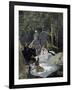 Dejeuner Sur L'Herbe, Chailly (The Luncheon on the Grass)-Claude Monet-Framed Art Print