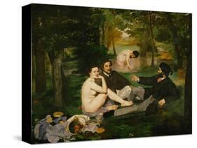 Dejeuner Sur L'Herbe (Luncheon on the Grass), 1863-Edouard Manet-Stretched Canvas