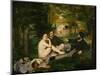 Dejeuner Sur L'Herbe (Luncheon on the Grass), 1863-Edouard Manet-Mounted Giclee Print