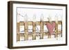 Deko Fence and Checked Heart-Andrea Haase-Framed Photographic Print