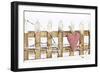 Deko Fence and Checked Heart-Andrea Haase-Framed Photographic Print