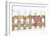 Deko Fence and Checked Heart-Andrea Haase-Framed Photographic Print