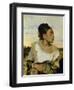 Delacroix: Orphan, 1824-Eugene Delacroix-Framed Giclee Print