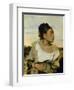 Delacroix: Orphan, 1824-Eugene Delacroix-Framed Giclee Print