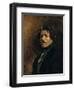 Delacroix, Self-Portrait-Eugene Delacroix-Framed Giclee Print