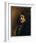 Delacroix, Self-Portrait-Eugene Delacroix-Framed Giclee Print