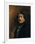 Delacroix, Self-Portrait-Eugene Delacroix-Framed Giclee Print