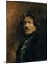 Delacroix, Self-Portrait-Eugene Delacroix-Mounted Giclee Print