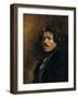 Delacroix, Self-Portrait-Eugene Delacroix-Framed Giclee Print