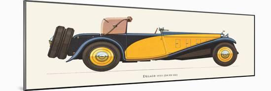 Delage, 1933-Antonio Fantini-Mounted Art Print