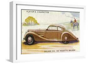 Delage Mouette-null-Framed Art Print