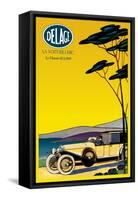 Delage, Out for a Drive-null-Framed Stretched Canvas