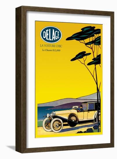 Delage, Out for a Drive-null-Framed Art Print