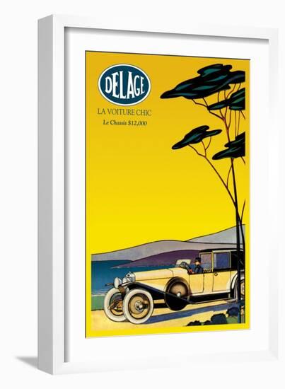 Delage, Out for a Drive-null-Framed Art Print