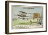 Delagrange Making a Record-Breaking Aeroplane Flight of over 24 Kilometres in 29 Minutes and 55 Sec-null-Framed Giclee Print