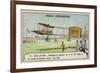 Delagrange Making a Record-Breaking Aeroplane Flight of over 24 Kilometres in 29 Minutes and 55 Sec-null-Framed Giclee Print