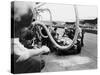 Delahaye 175S in the Pits, Le Mans, France, 1951-null-Stretched Canvas