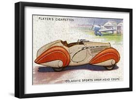 Delahaye Coupe-null-Framed Art Print