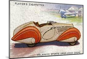 Delahaye Coupe-null-Mounted Art Print