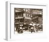 Delancey and Essex Streets, Manhattan, c.1908-null-Framed Art Print