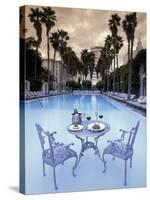 Delano Hotel Pool, South Beach, Miami, Florida, USA-Robin Hill-Stretched Canvas