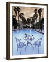 Delano Hotel Pool, South Beach, Miami, Florida, USA-Robin Hill-Framed Premium Photographic Print