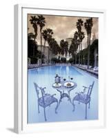 Delano Hotel Pool, South Beach, Miami, Florida, USA-Robin Hill-Framed Premium Photographic Print