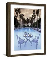 Delano Hotel Pool, South Beach, Miami, Florida, USA-Robin Hill-Framed Photographic Print