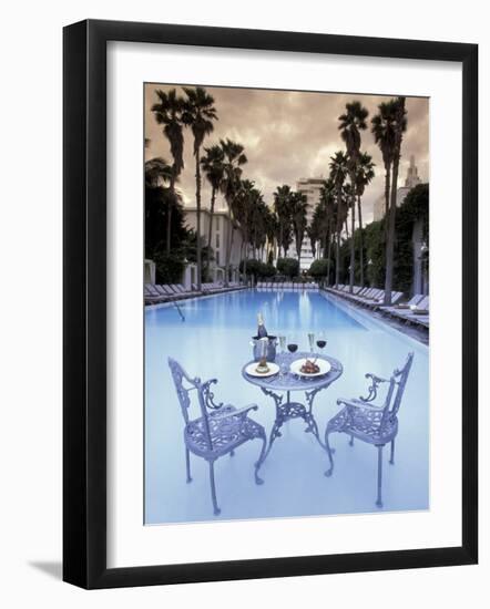 Delano Hotel Pool, South Beach, Miami, Florida, USA-Robin Hill-Framed Photographic Print