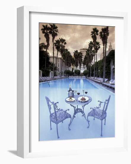 Delano Hotel Pool, South Beach, Miami, Florida, USA-Robin Hill-Framed Photographic Print