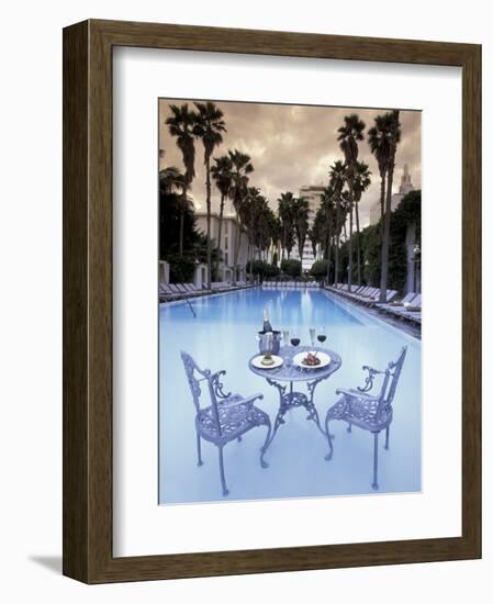 Delano Hotel Pool, South Beach, Miami, Florida, USA-Robin Hill-Framed Photographic Print